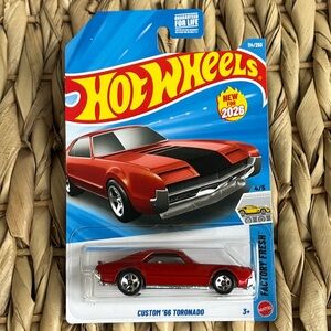 Custom 66 Red Oldsmobile Toronado 1966 60s Car Hot Wheels Hotwheels New 2026